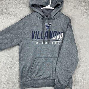 Villanova University Champion Gray Wildcats Hoodie hooded sweatshirt size Medium